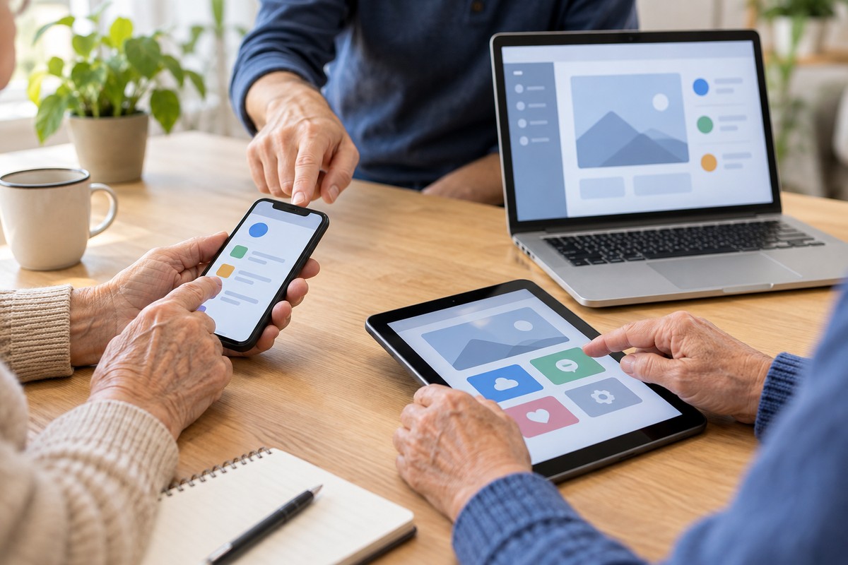 Affiche de Internet et smartphones pour seniors et débutants — 4 novembre