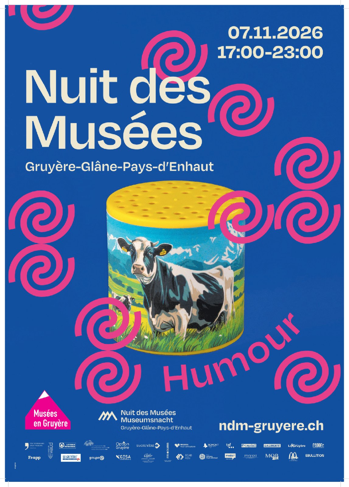 Affiche de Nuit des Musées à l’Espace Ballon