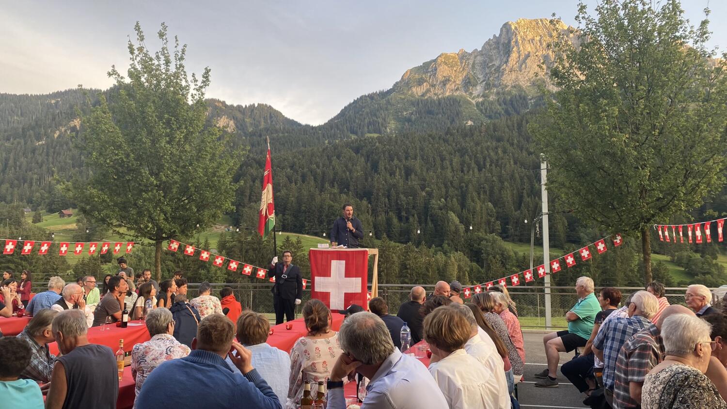 Affiche de 1er août — Fête nationale à Rougemont